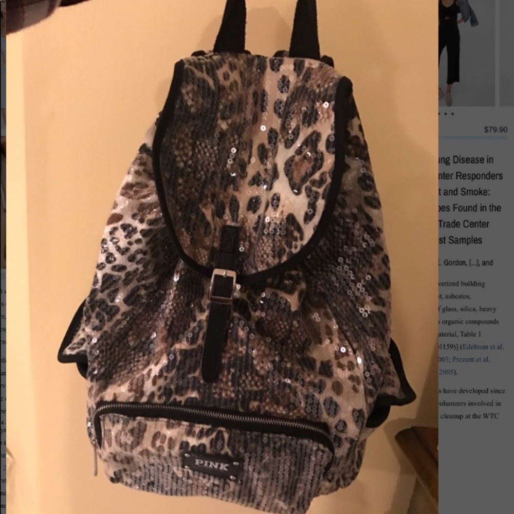 Cheetah Victoria's Secret backpack